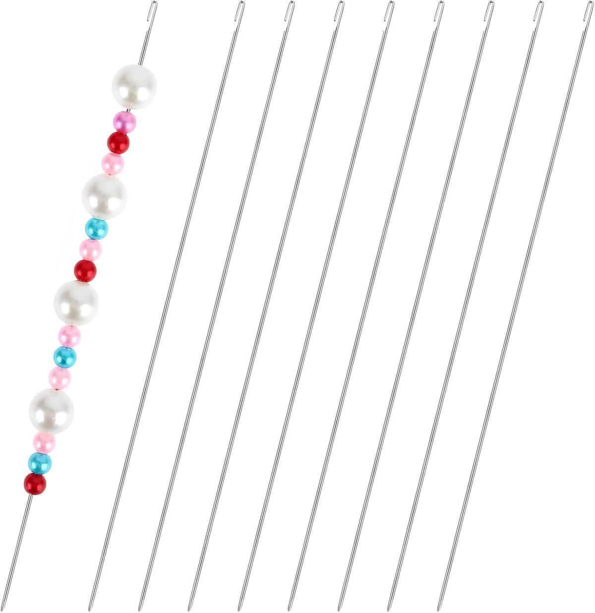 CLISPEED 10Pcs Beading Needles for Jewelry Making: DIY Craft Bead Needles - Daily Use