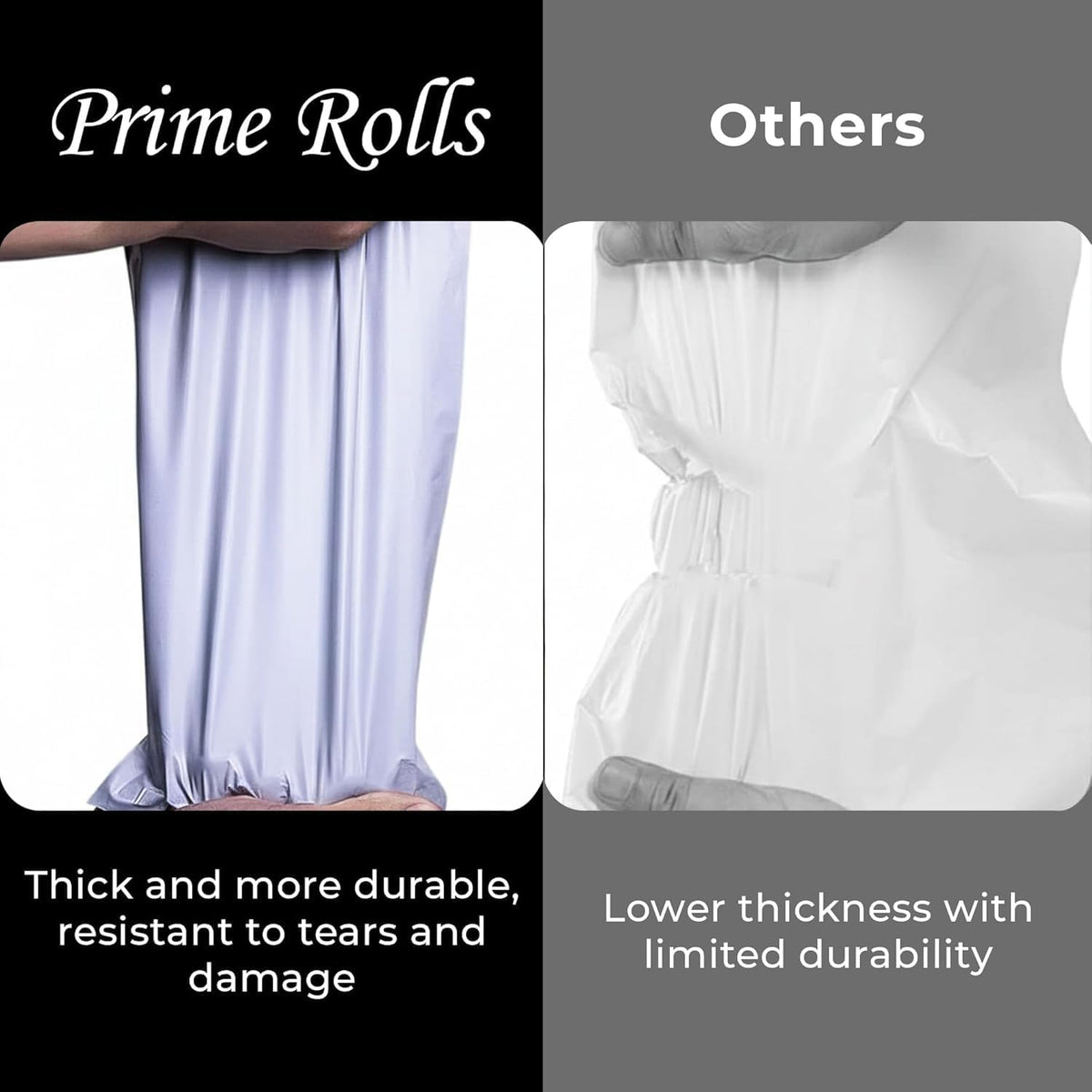 12 x 15.5 Poly Mailers, 100 Pack – Durable Waterproof Self-Seal Shipping Bags for Clothes