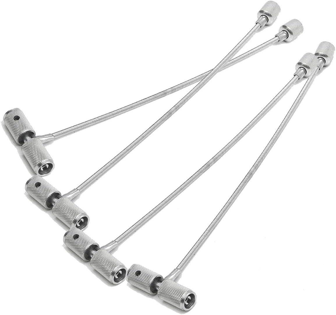 4PCS Valve Stem Installation Fishing Tire Repair Tools 8'' Puller Car Plug Core Remover
