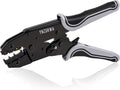 Crimping Tool for Heat Shrink Connectors, Ratcheting Wire Terminal Crimper