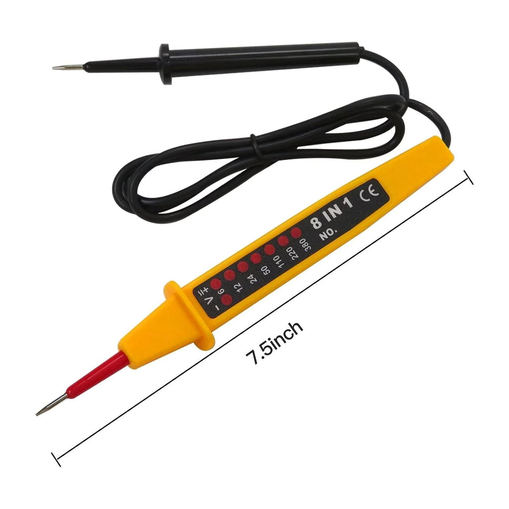 Portable Voltage Tester Tools with LED Lights, AC/DC Voltage Detector Pen