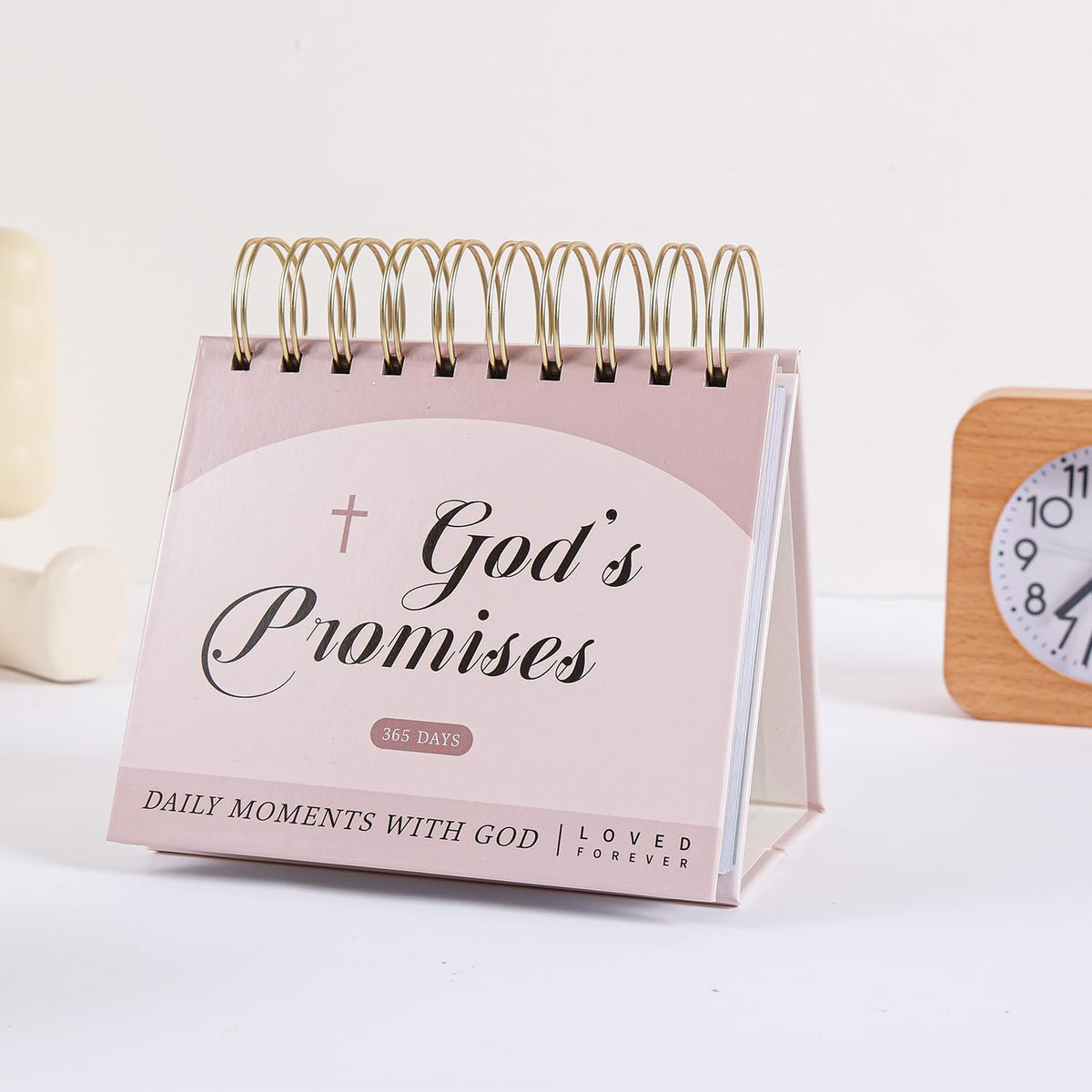 365-Day Inspirational Desk Calendar for Women - Large Coil Bound Motivational Desktop