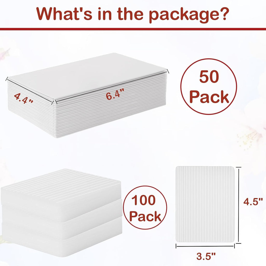 50 Pcs Trading Card Shipping Set for Sports Cards