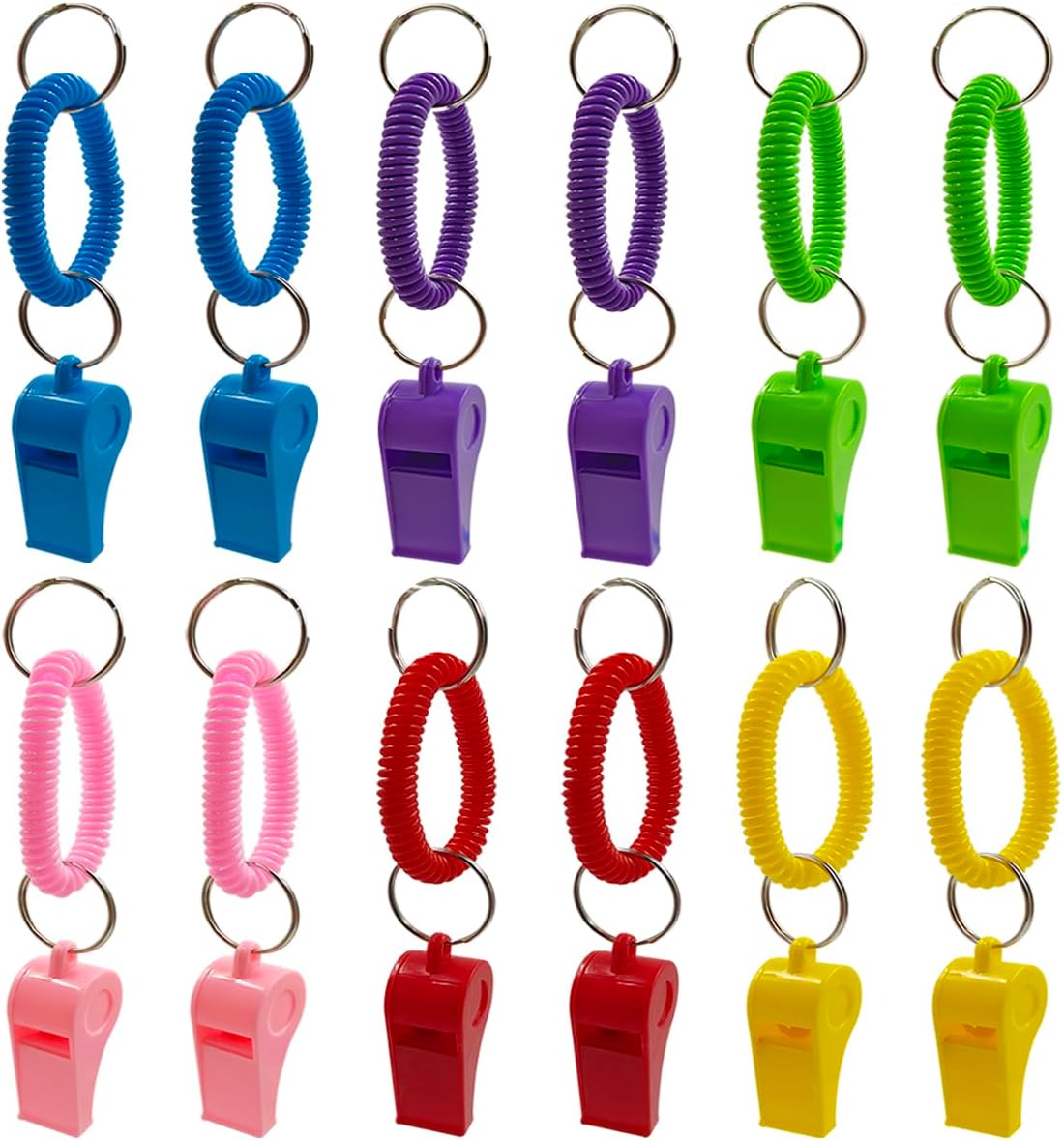 AFUNTA 12 Pack Whistle for Coaches, Emergency, Women, Refereeing, Footballing