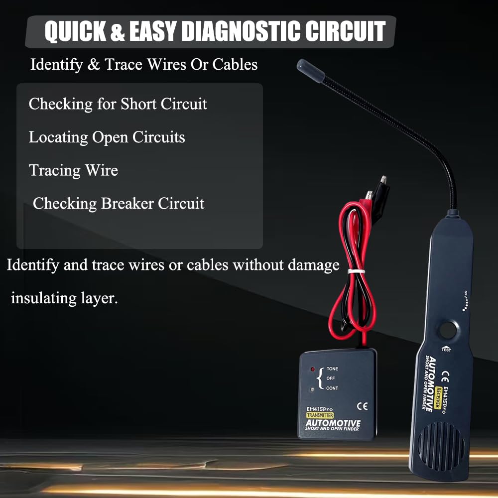 EM415PRO Circuit Tracer Automotive Short Open Finder Repair Tool