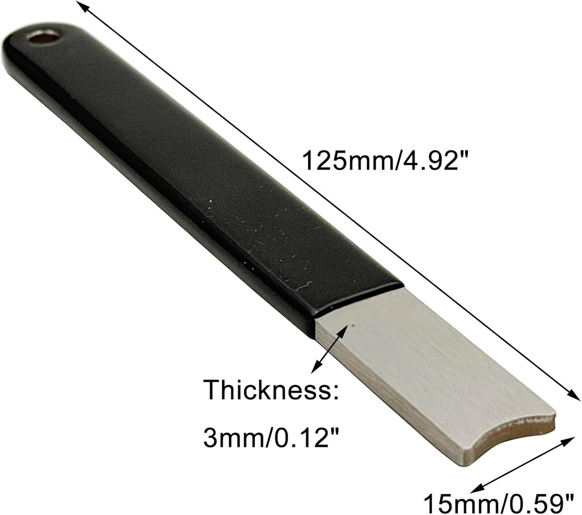 4PCS 4.92" Ferro Rod Striker Scraper Stainless Steel with Plastic-Edged Light Fire