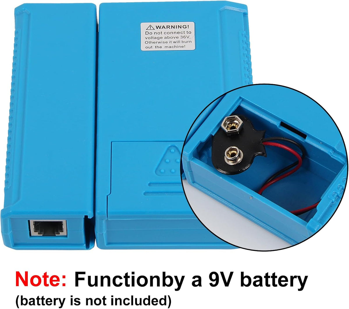 2Pcs LAN Cable Tester RJ45 RJ11 RJ12 Network Ethernet Tester for Cat5 Cat5e Cat6 Cat6a
