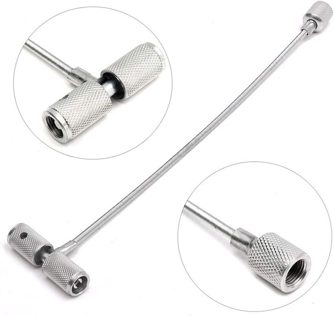 4PCS Valve Stem Installation Fishing Tire Repair Tools 8'' Puller Car Plug Core Remover