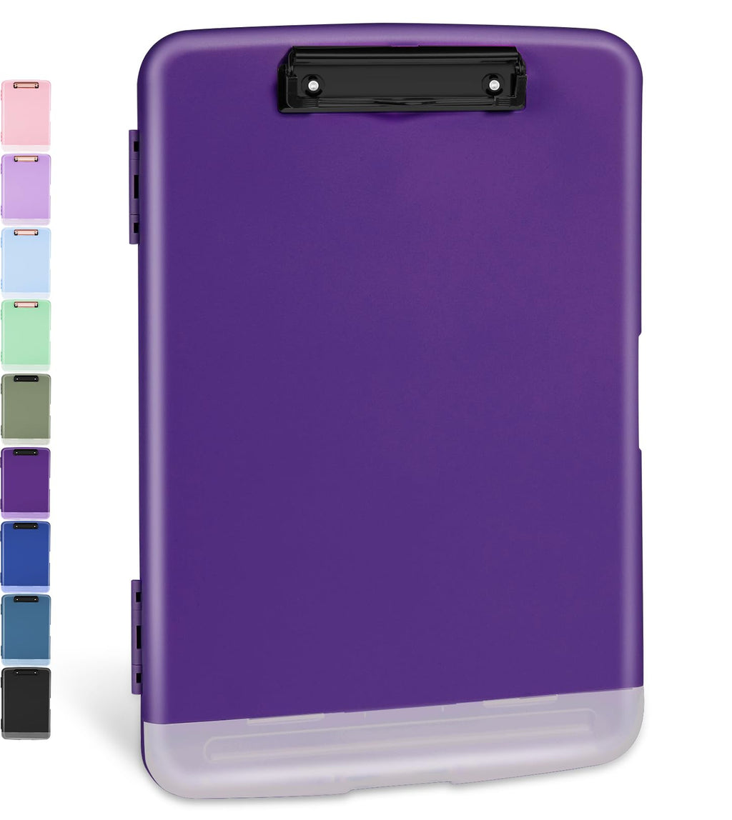 Sooez Clipboards with Storage, High Capacity Clip Boards 8.5x11 with Storage