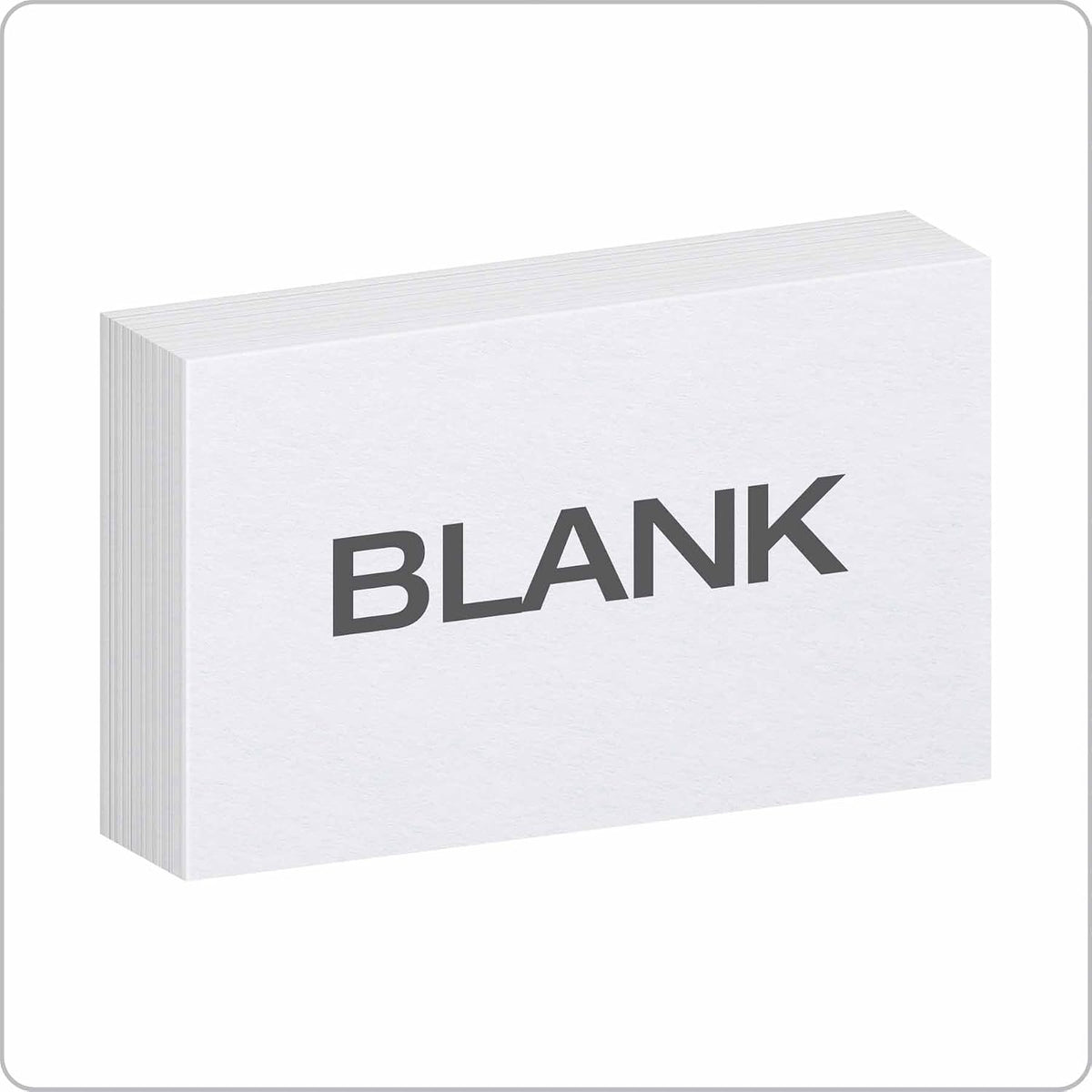 Oxford 30 (1000 PK) Blank Index Cards, 3" x 5", White, 1,000 Cards (10 Packs of 100) (30)