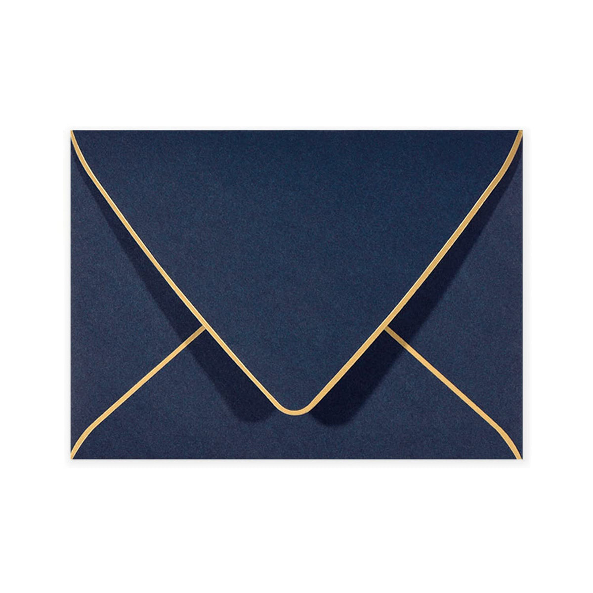 A6 Green Envelopes With Gold Border 4 x 6 - V flap, Quick Self Seal