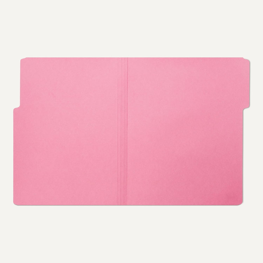 Amazon Basics File Folders with Tabs for Filing, 1/3-Cut Tab, 8.5x11 inches, Letter Size