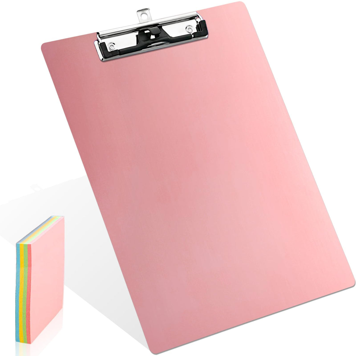 Aluminum Metal Clipboard A4 Hangable 8.5 x 11 Letter Pen Holder Clip Board