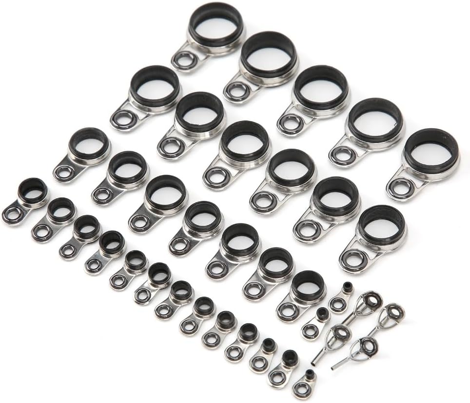 Rod Repair Kit - Stainless Steel & Ceramic Guide Rings for Surf Casting Rods | Top Tip &