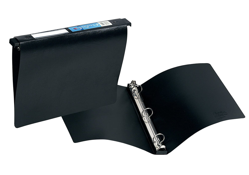 Avery® Hanging Storage 3 Ring Binder, 1" Round Rings, 1 Black Binder