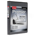 Cardinal 10301 Easy-Open ClearVue Locking Slant-D Binder, 1-Inch Cap, 11 x 8 1/2, Black