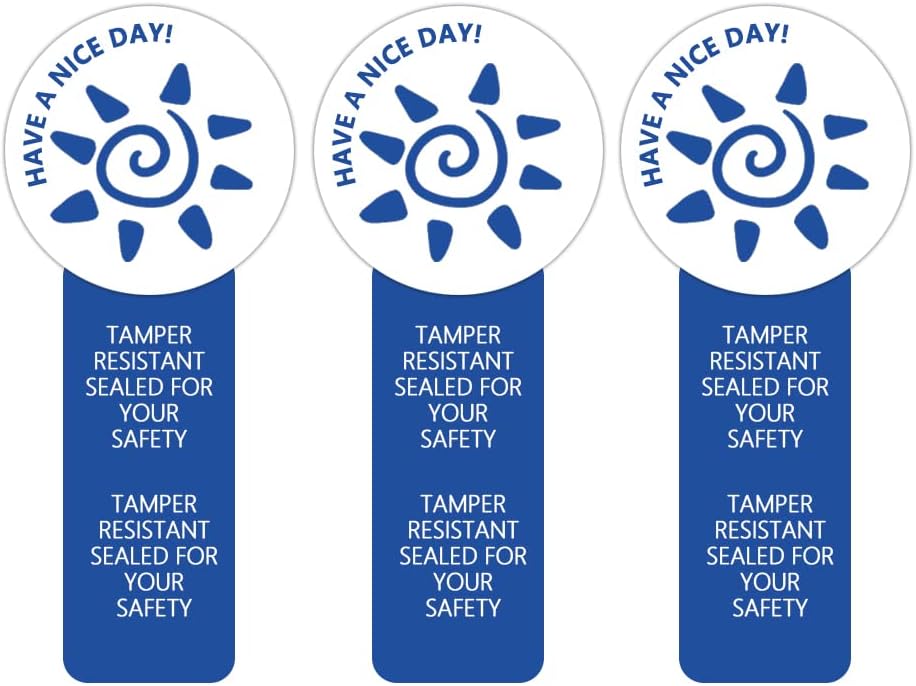 500 Pcs Tamper Evident Labels, Tamper Resistant Sticker 1.5x4 Inch