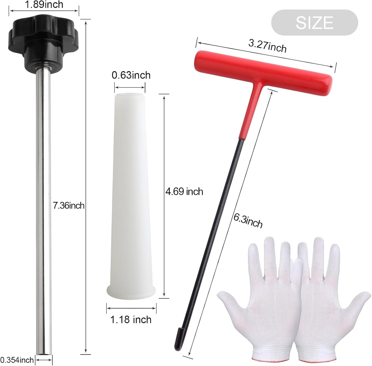 45 PCS Valve Stem Core Removal Replacement Tool Kit