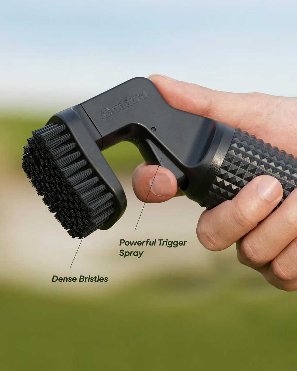 Golf Club Cleaner, Heavy-Duty Nylon Bristle Brush Cleaner with 80ml Spray Bottle