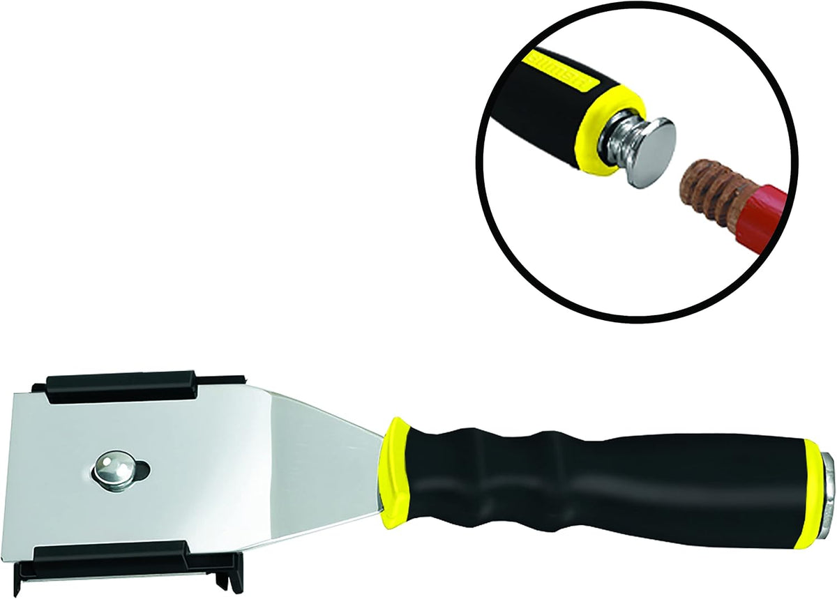 ALLWAY F42X Extendable Push/Pull Scraper with 4-Edge Blade, 2-1/2”