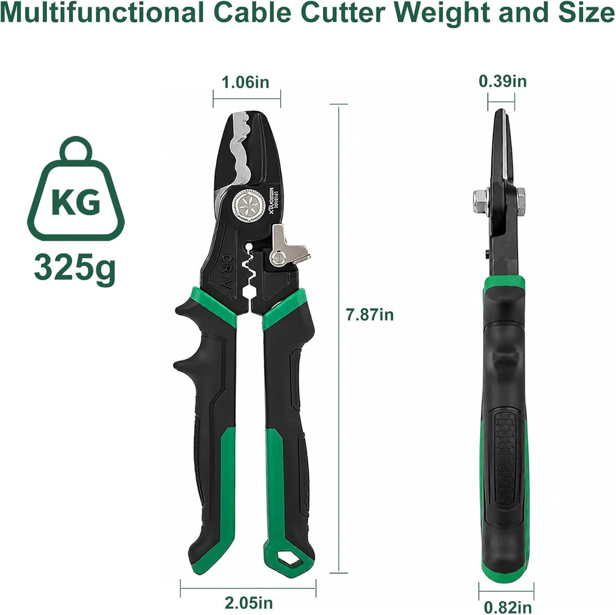 8-Inch Cable Cutters Wire Stripping Tool