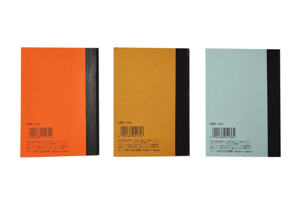 Life Noble Notebook, A7, Grid, N47, Set of 2