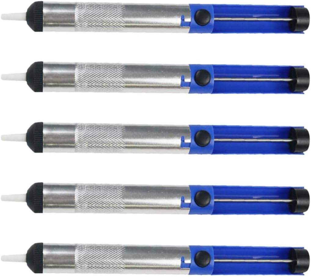 5pcs Aluminum Alloy Desoldering Pump Tin Sucker