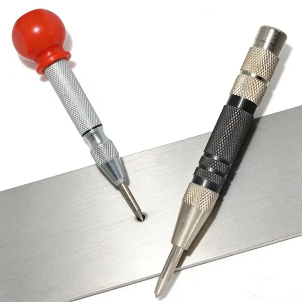 Super Strong 6 Inch and 5 Inch Heavy Duty Automatic Center Punch，Hand Tool for Metal or