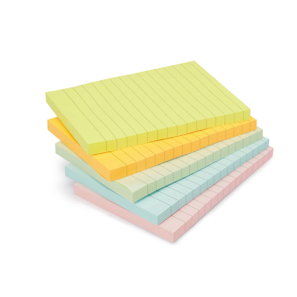 Amazon Basics Square Sticky Notes, Self-Stick Pads, 3 x 3 inches, Yellow, 18-Pack