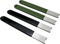 4PCS 4.92" Ferro Rod Striker Scraper Stainless Steel with Plastic-Edged Light Fire