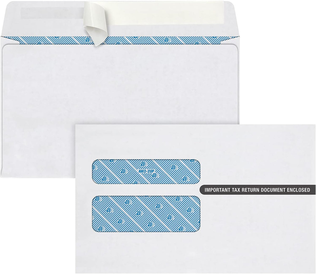 Adams W-2 Envelopes, 25 Pack, Peel & Seal, for W2 Tax Forms