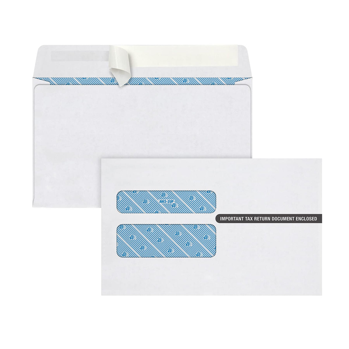 Adams W-2 Envelopes, 25 Pack, Peel & Seal, for W2 Tax Forms