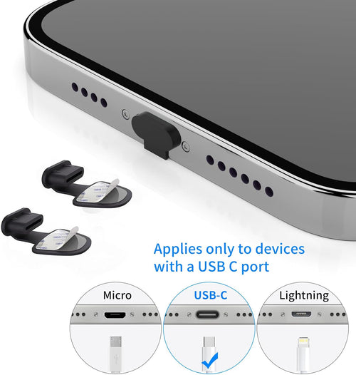 (10-Pack) Anti Loss USB C Dust Plug,C-Type Port Dust Plug