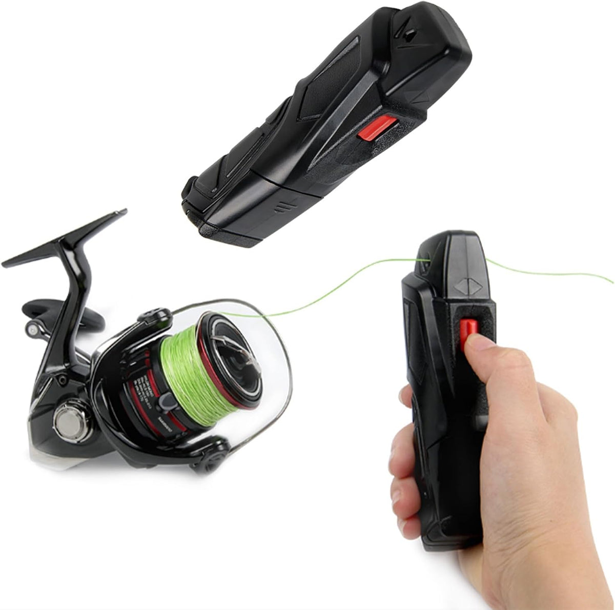 Line Management Tool Portable Fishing Reel Line Spooler Remover 3.5M / S Wire Stripping