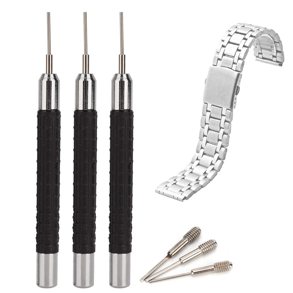 Watch Band Link Remover,Watch Link Removal Tool 3pcs Alloy Pin Piercing Watch Repair Tool