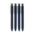 U Brands Ballpoint Pens, 4 Pack, Bold 1.0 mm Point Black Ink, Atlantis Hue