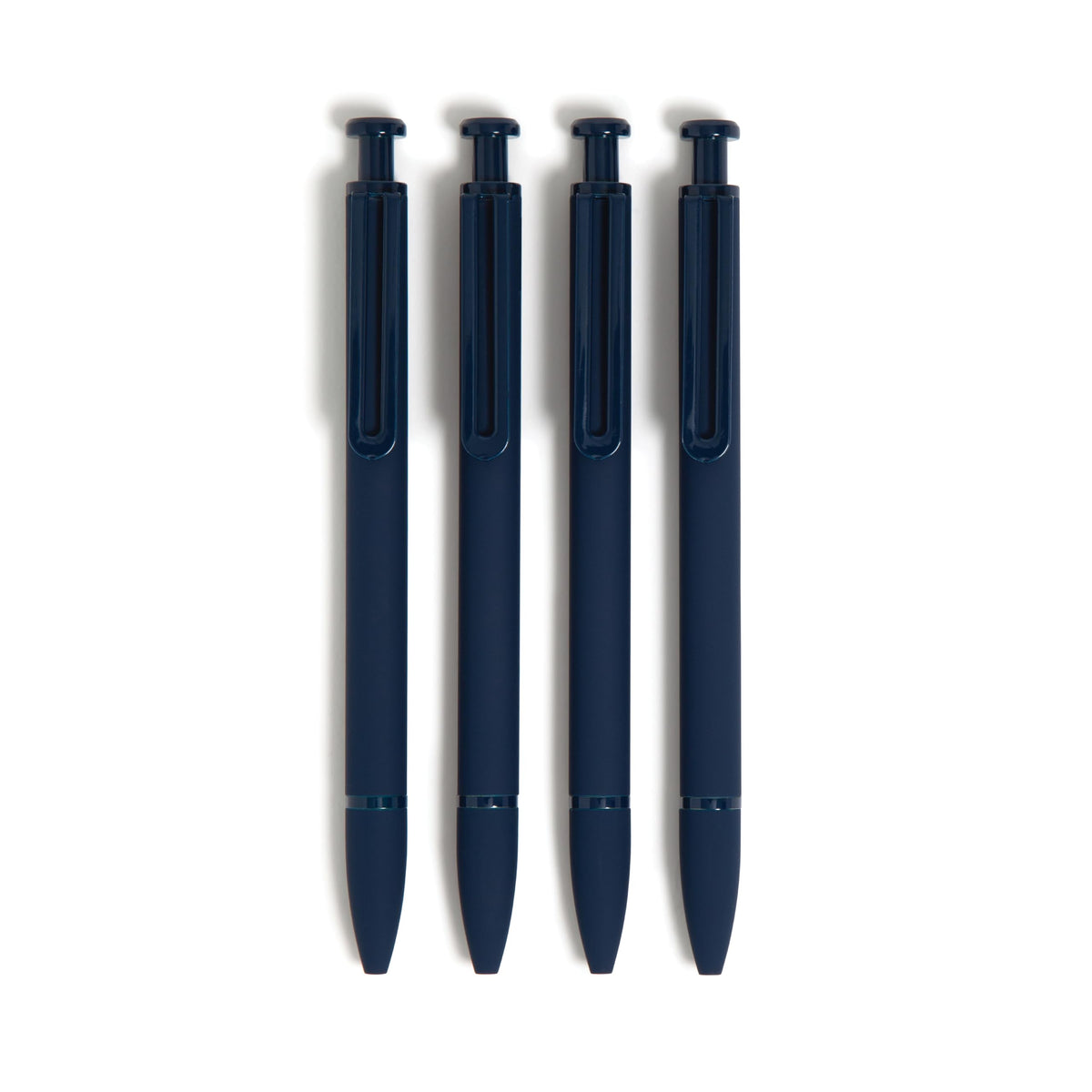 U Brands Ballpoint Pens, 4 Pack, Bold 1.0 mm Point Black Ink, Atlantis Hue