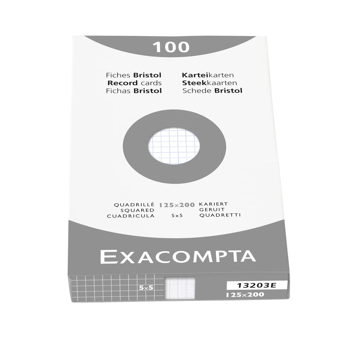 Exacompta Index Cards 3X5 Inch 100Pk