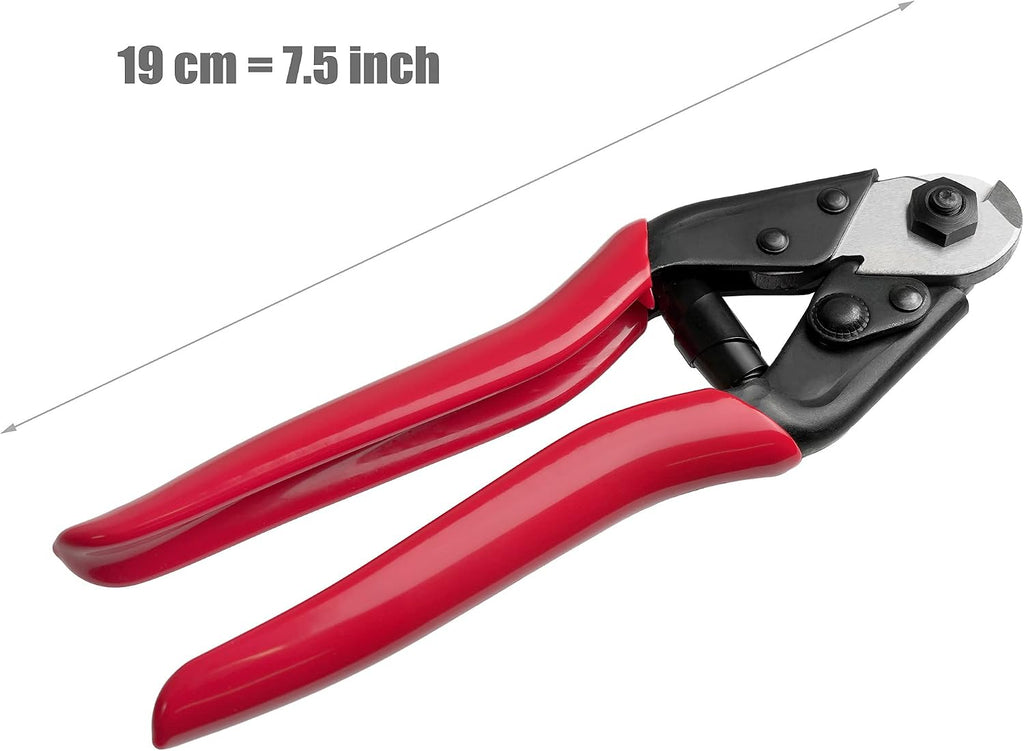 CyclingDeal Heavy Duty - Stainless Steel Cable Wire - Cutter Scissors Repair Tool - Bike