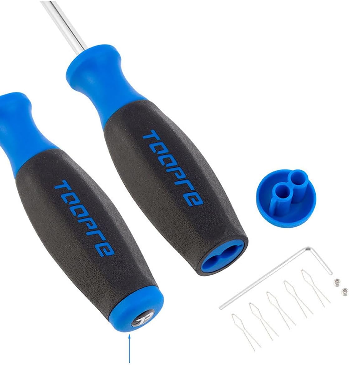 Bicycle Spoke Tool, Bicycle Spoke Wrench Assembly Wrench with V-Spring & Puller for Rims