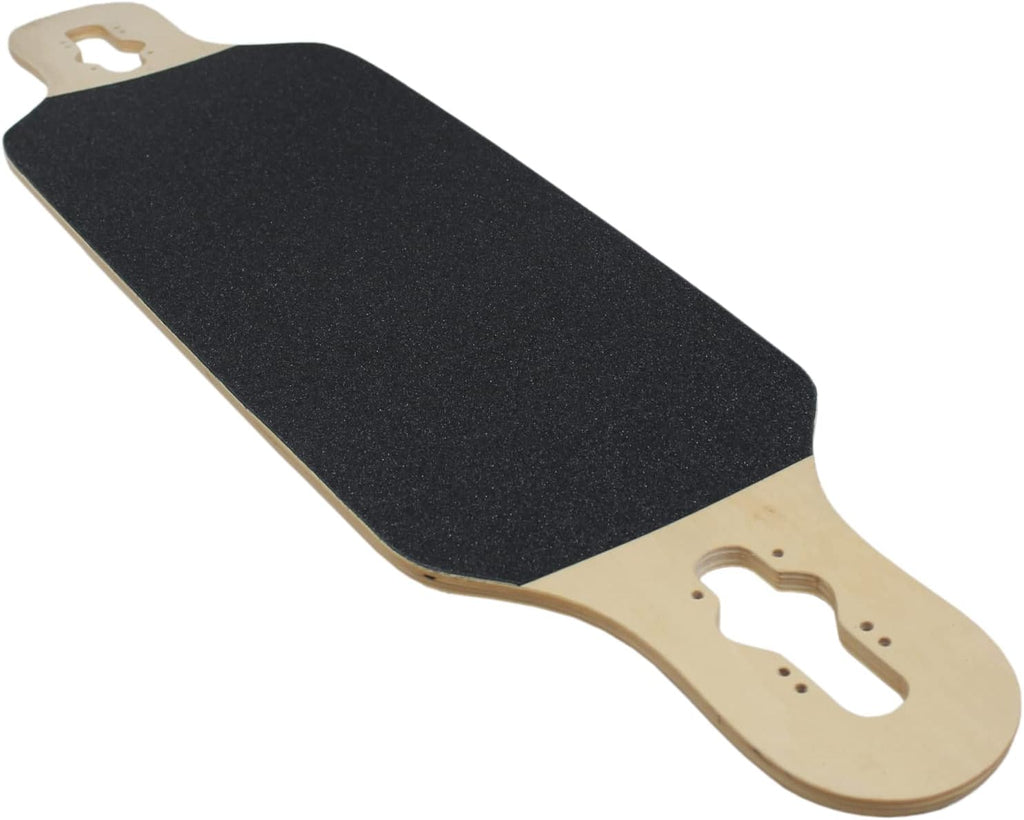 Black Diamond Longboard Skateboard Grip Tape Sheet Black 48"