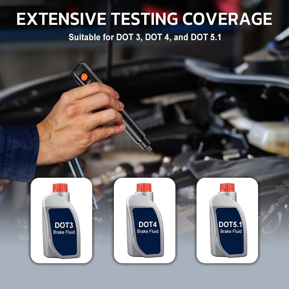 Brake Fluid Tester Pen with Corrosion Resistance Probe