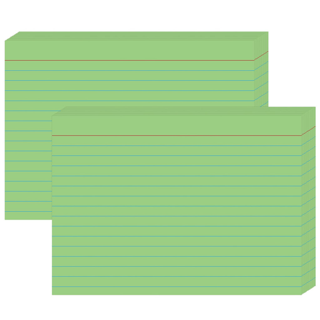 5x7 Index Cards (100 Count), Heavyweight 160gsm Blue Note Cards for Office — College