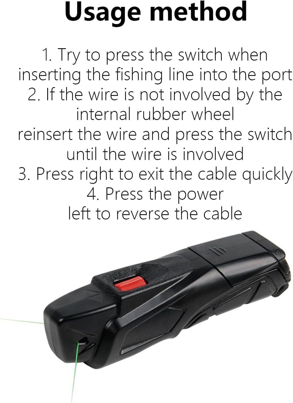 Line Management Tool Portable Fishing Reel Line Spooler Remover 3.5M / S Wire Stripping