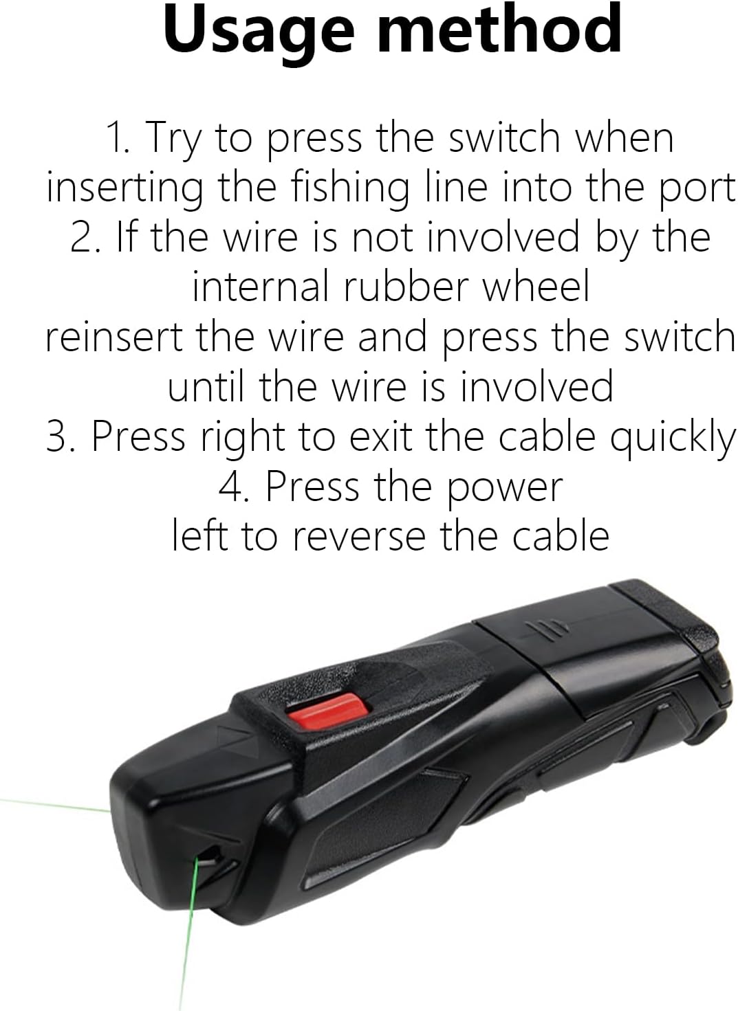 Line Management Tool Portable Fishing Reel Line Spooler Remover 3.5M / S Wire Stripping