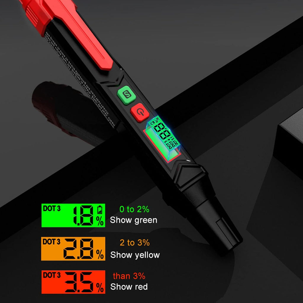 HT662 Brake Fluid Tester 6.9×1.1in Automotive Fluid Tester Pen