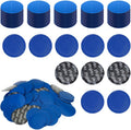 100 Pieces 1-3/4" 45mm Round Rubber Tire Repair Patch Set 1.77" for Car Truck Motorcycle