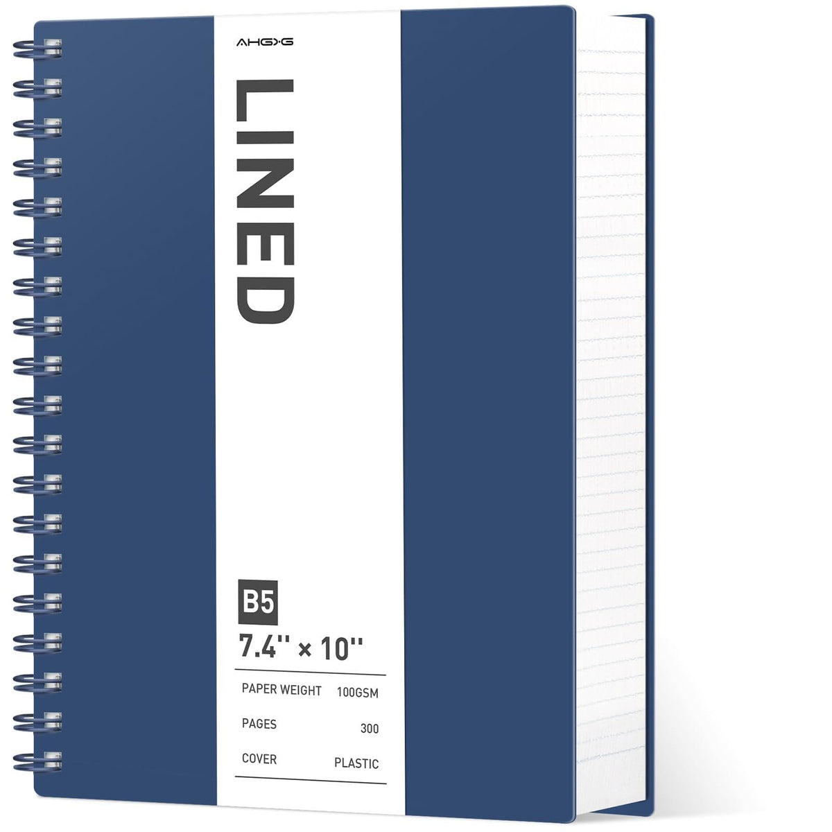 AHGXG Lined Journal Notebook, 300 Pages, A4 (8.5" x 11")