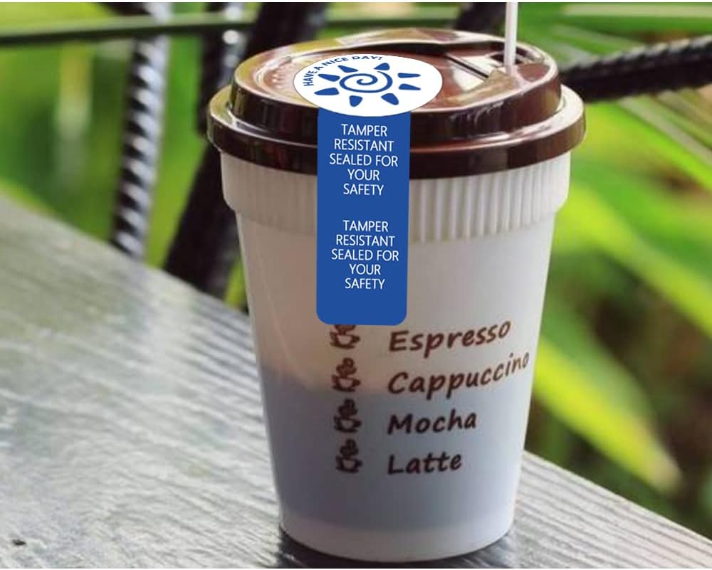500 Pcs Tamper Evident Labels, Tamper Resistant Sticker 1.5x4 Inch