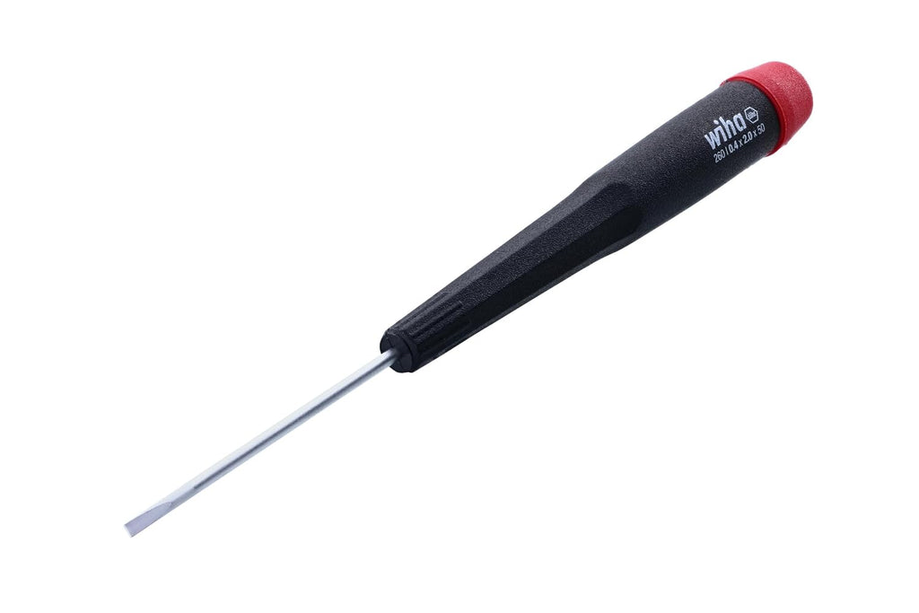 Wiha 26022 Slotted Screwdriver with Precision Handle, 2.0 x 50mm